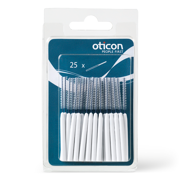 25 Cleaning brushes for Oticon