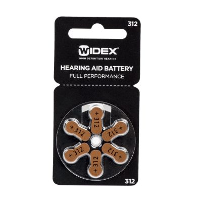 Widex 312 Battery - 2 800 1602 000