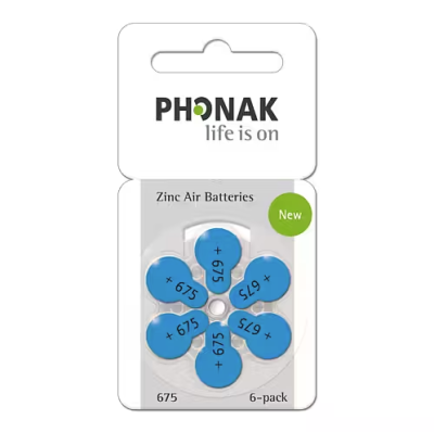Baterie Phonak 675